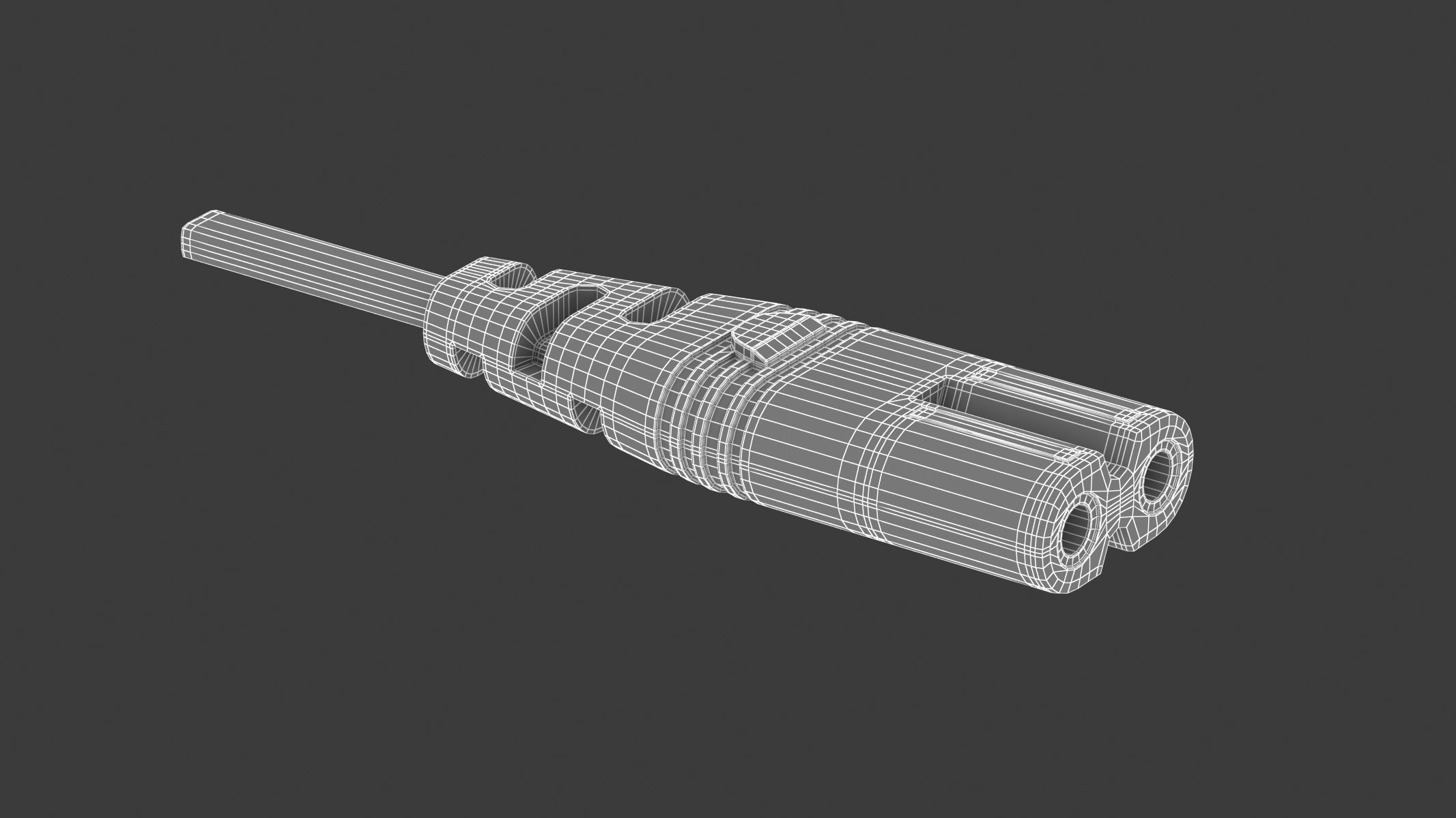 62 Electronics Kitbash Plug Connector 3D model_87