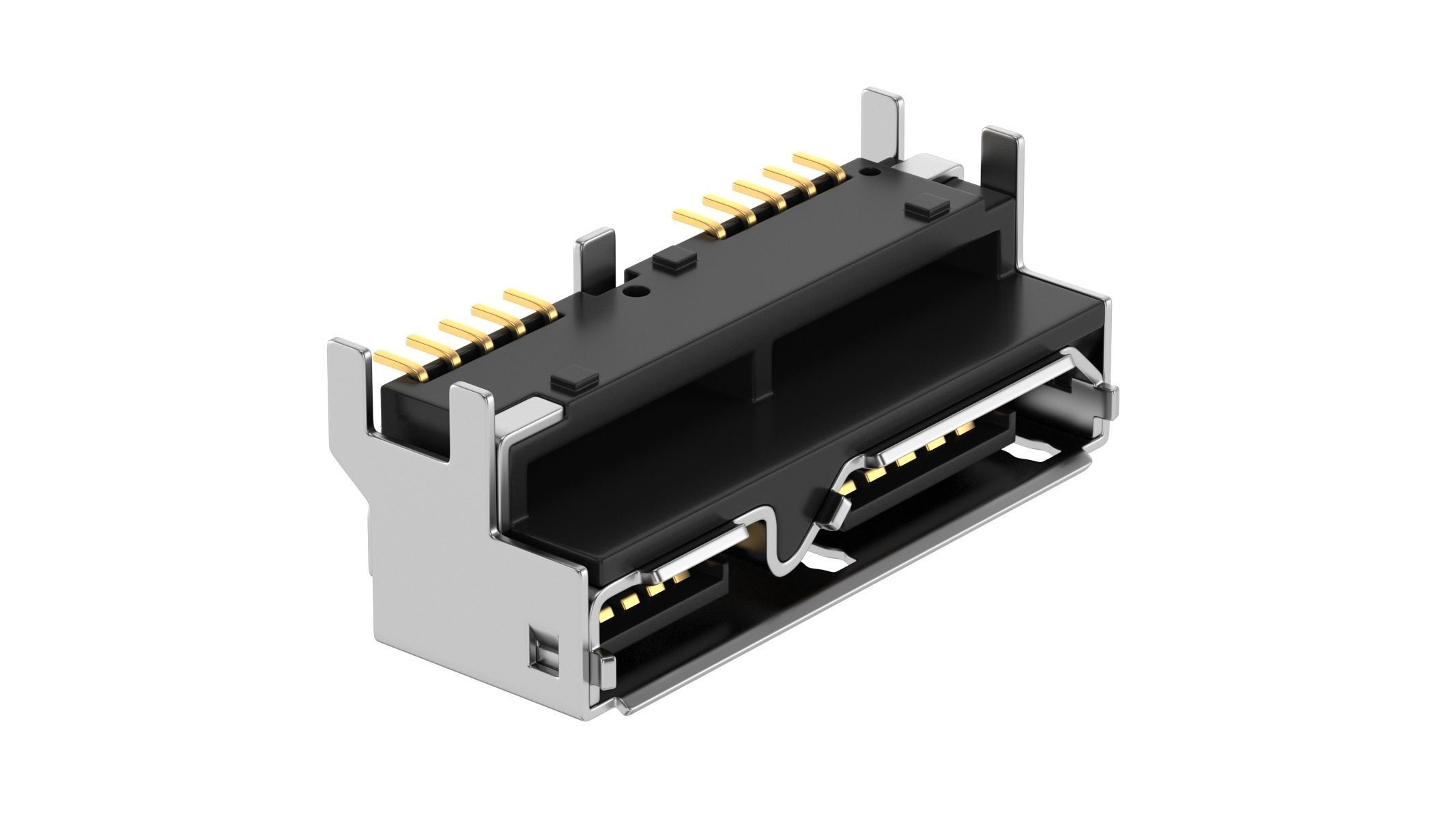 62 Electronics Kitbash Plug Connector 3D model_106