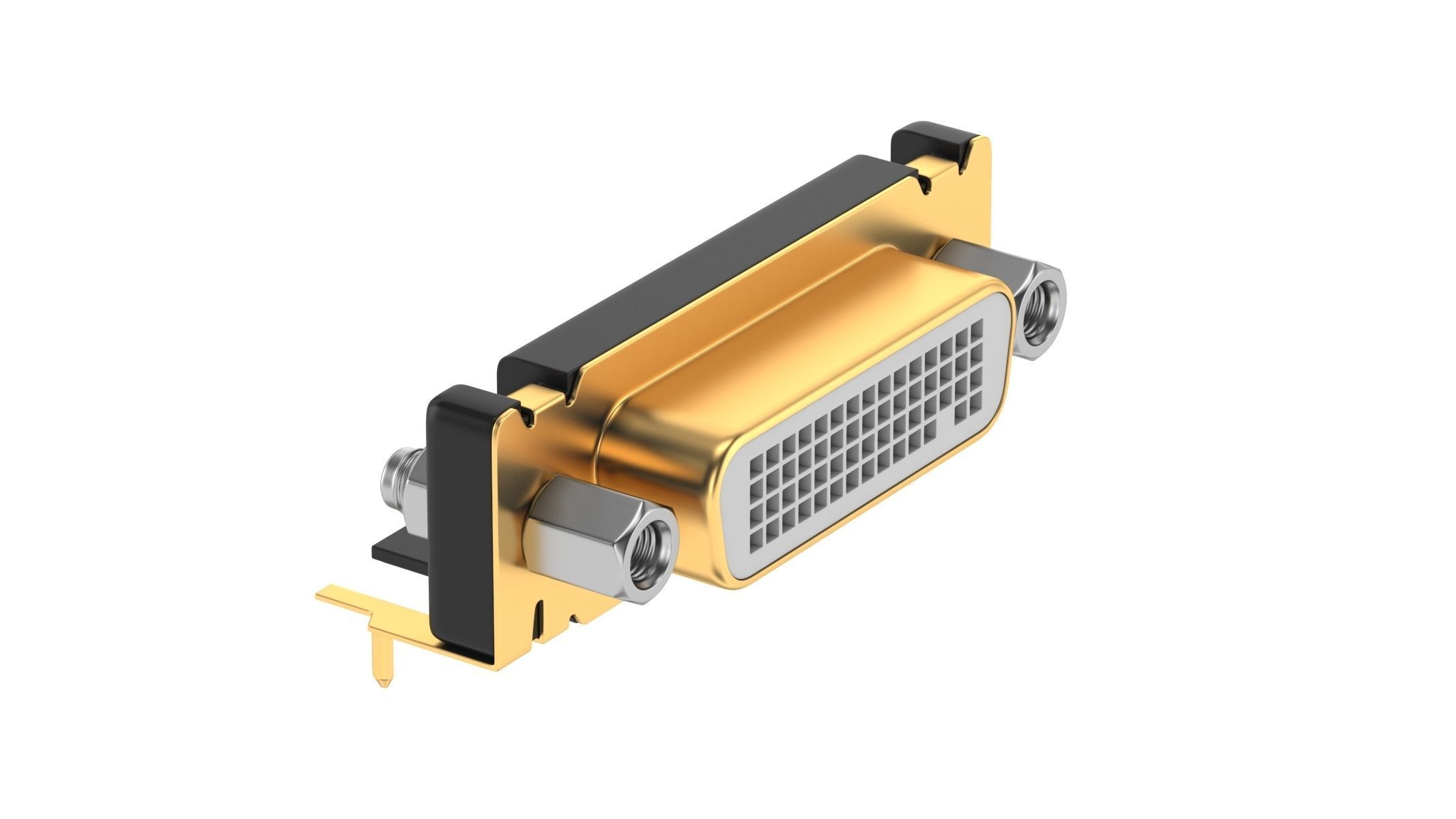 62 Electronics Kitbash Plug Connector 3D model_36