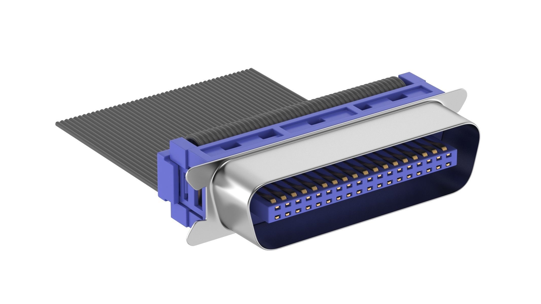 62 Electronics Kitbash Plug Connector 3D model_4