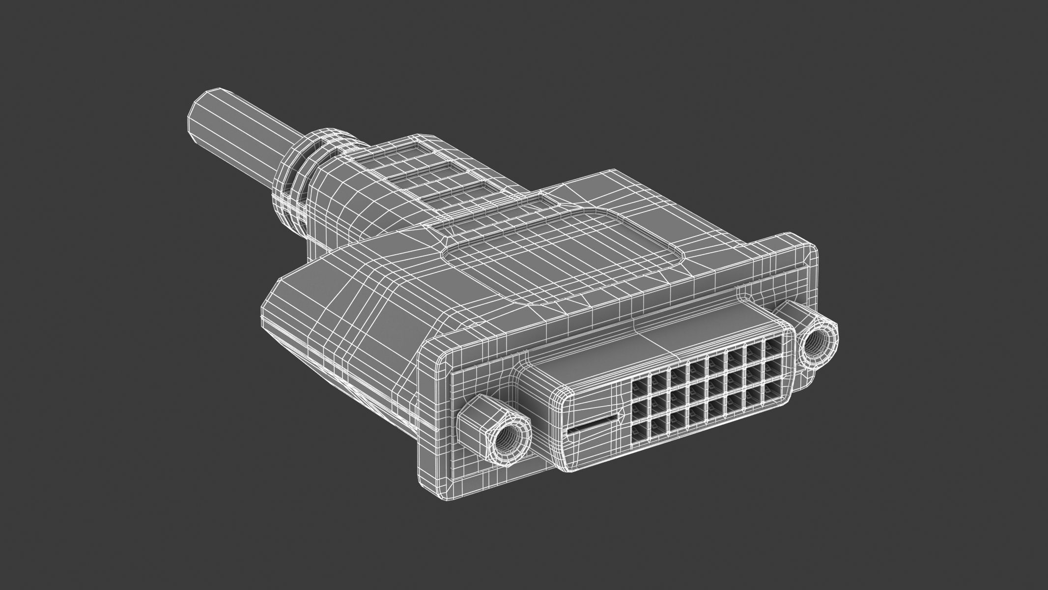 62 Electronics Kitbash Plug Connector 3D model_39