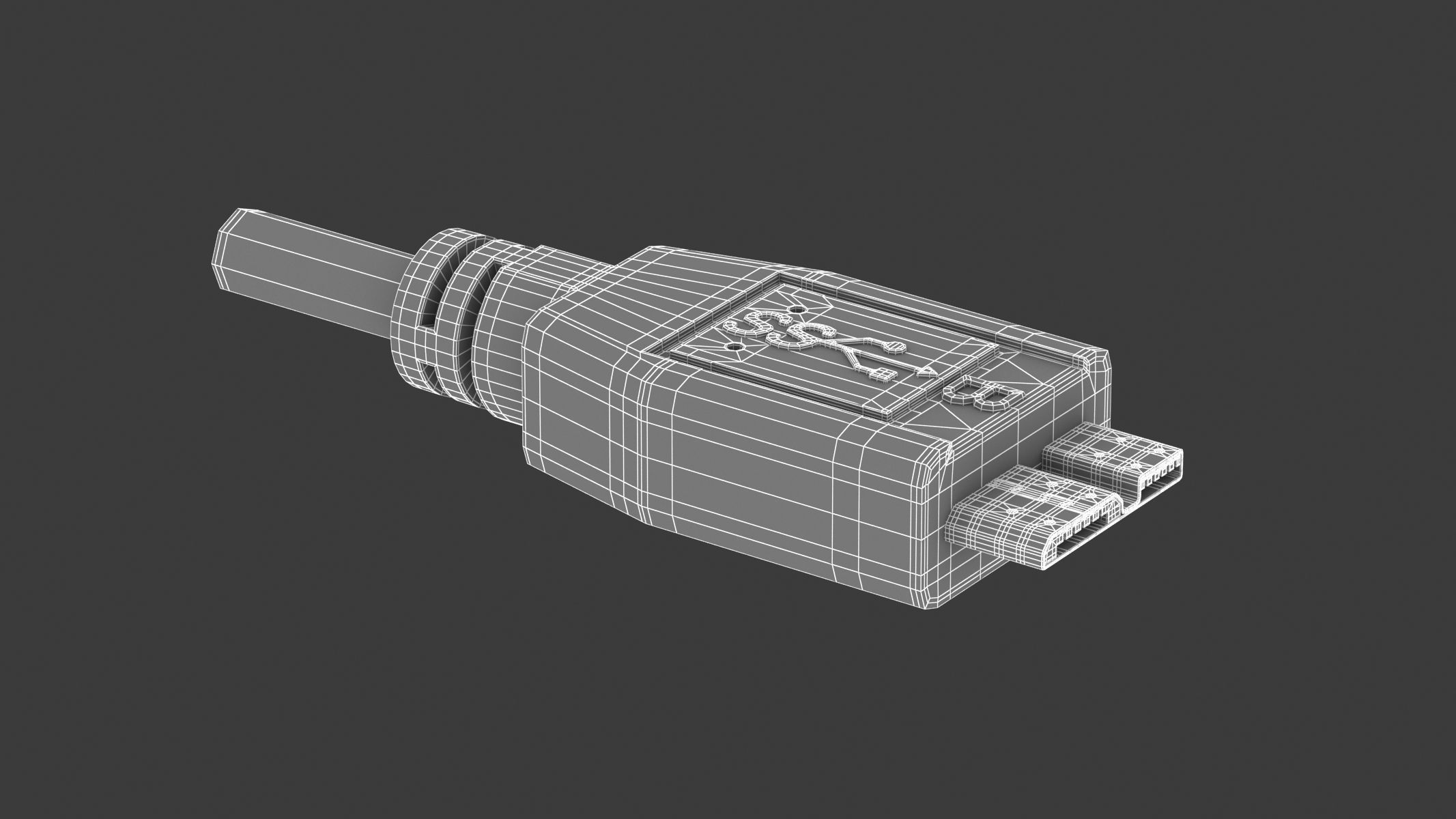 62 Electronics Kitbash Plug Connector 3D model_101