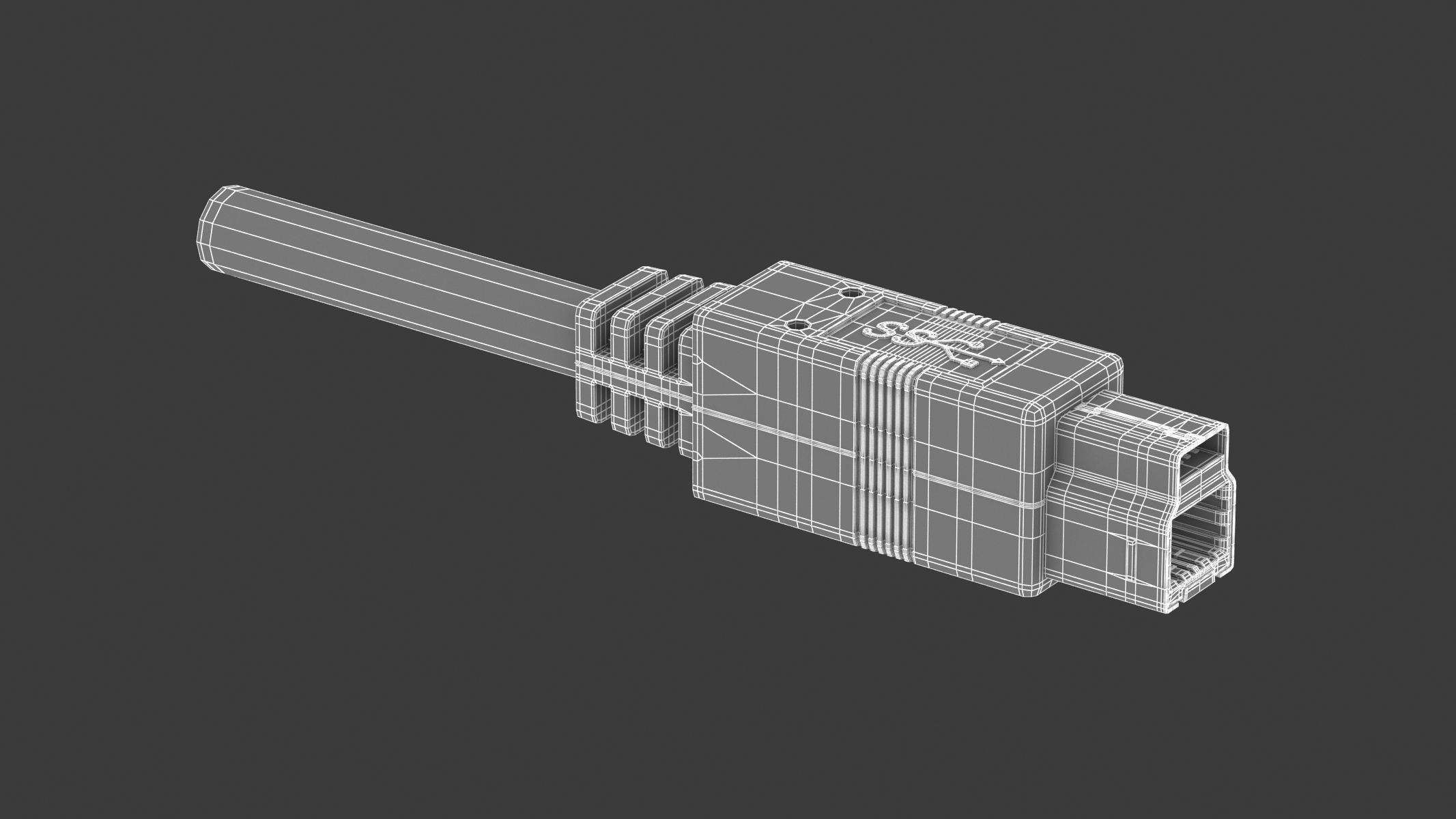 62 Electronics Kitbash Plug Connector 3D model_105