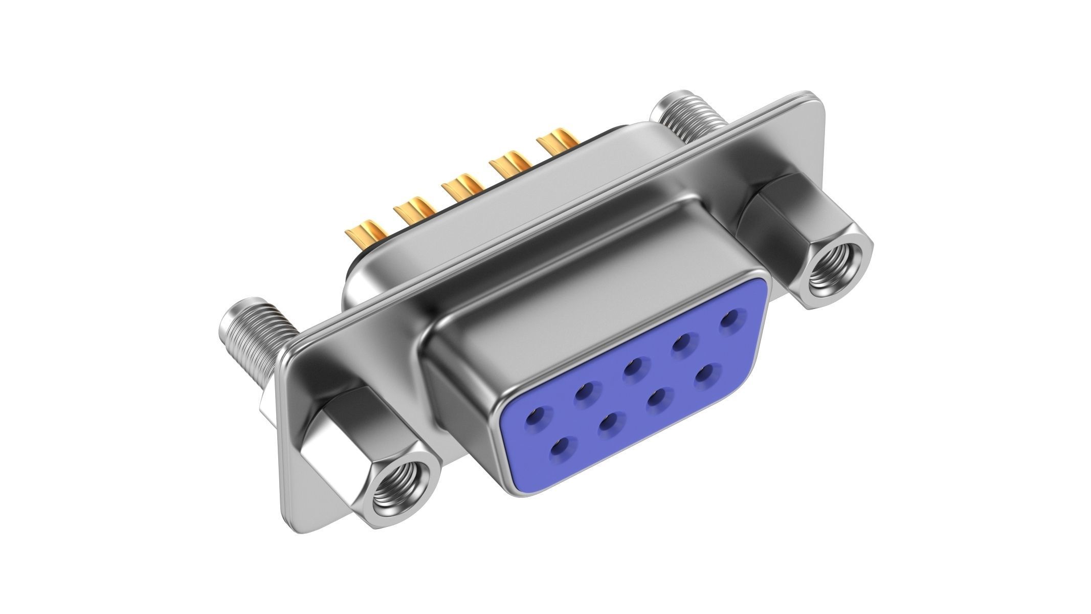 62 Electronics Kitbash Plug Connector 3D model_18