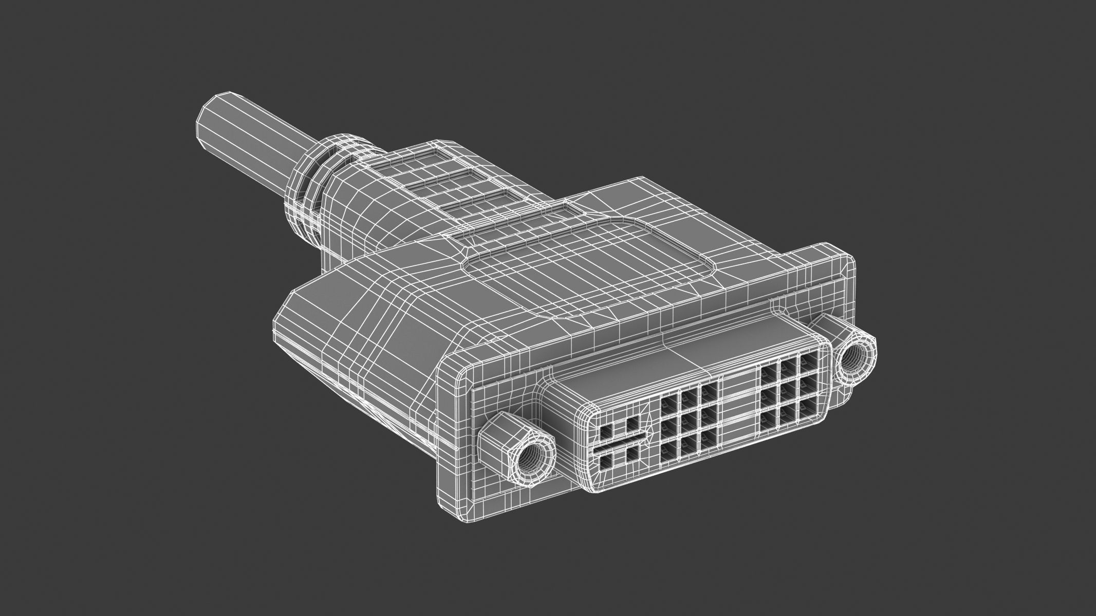 62 Electronics Kitbash Plug Connector 3D model_51