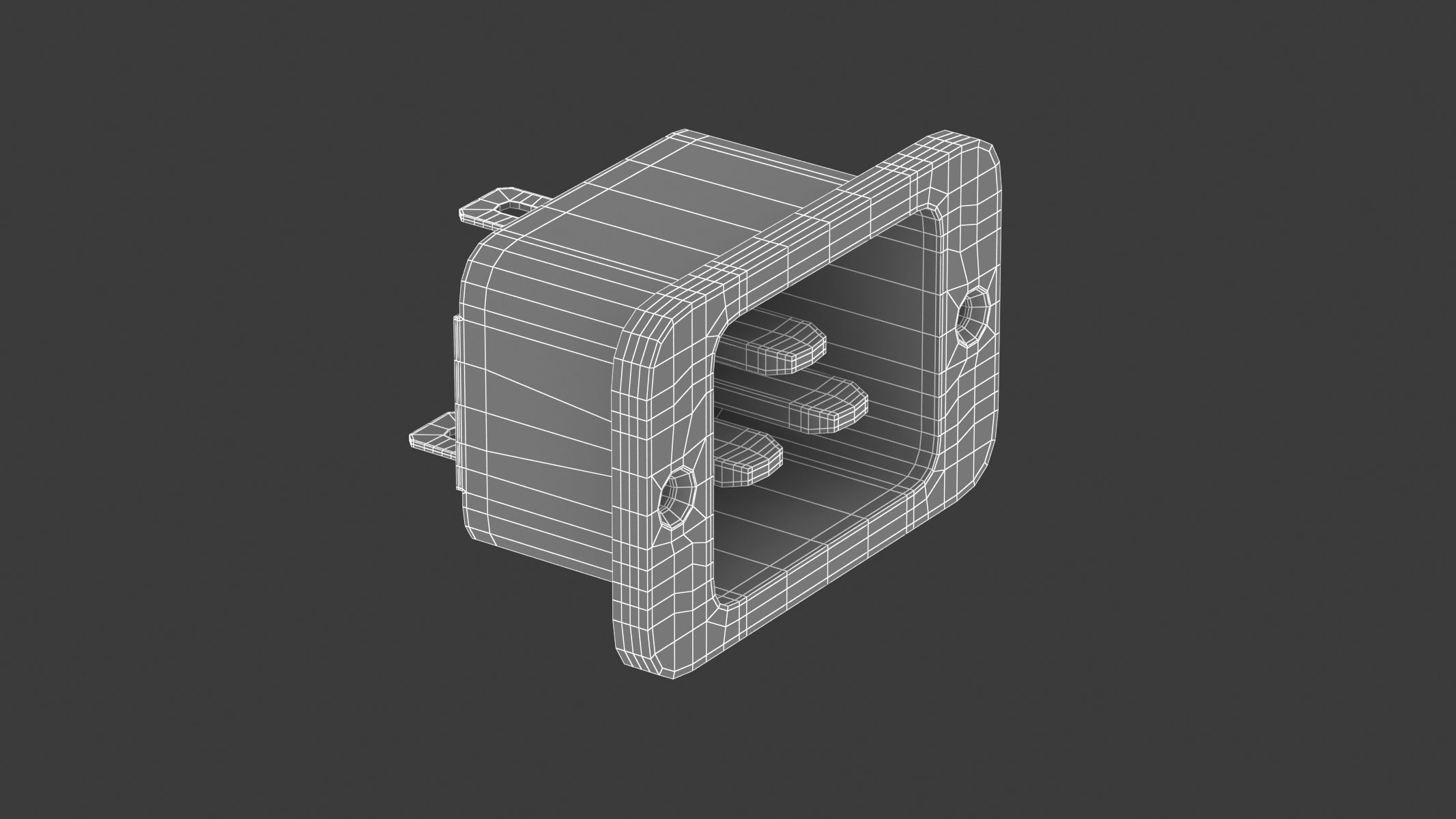 62 Electronics Kitbash Plug Connector 3D model_73
