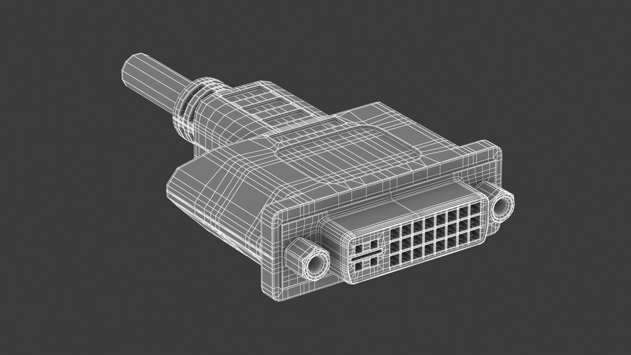 62 Electronics Kitbash Plug Connector 3D model_55