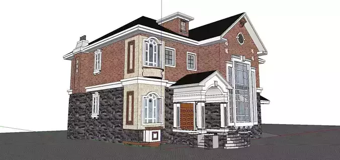 Nobility-History-Castle-Villa-044 house with front porch