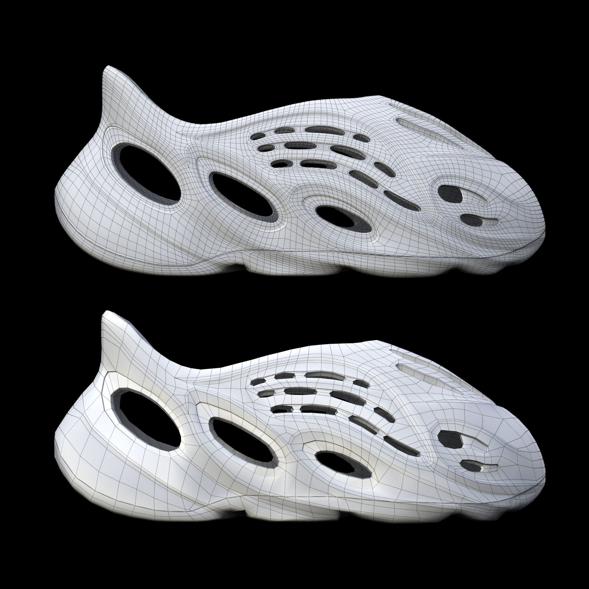 yeezy foam runners 3D model_12