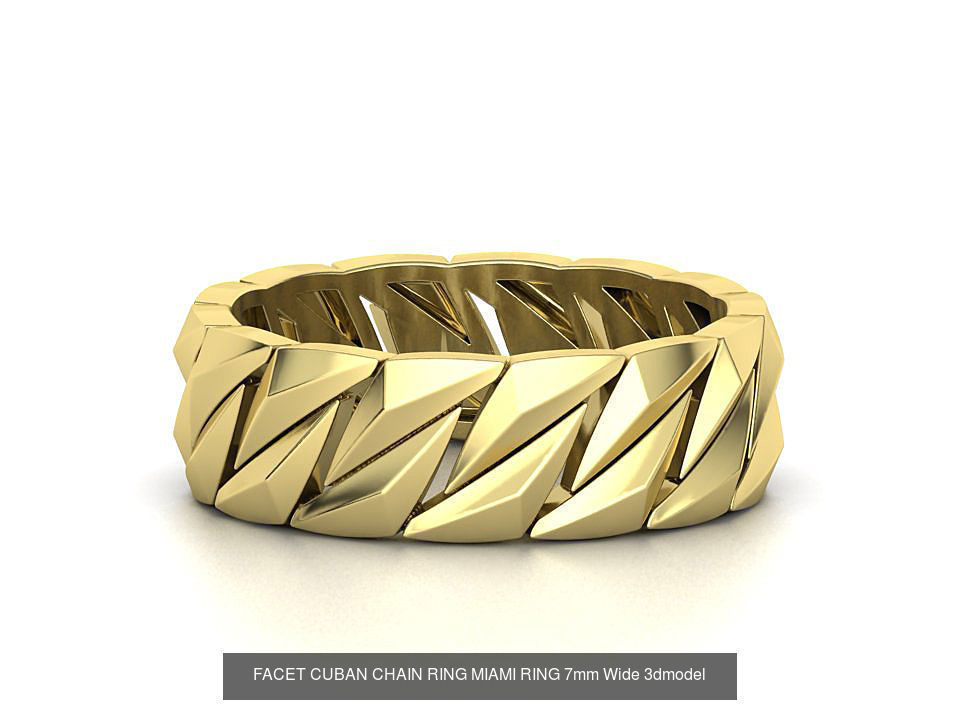 MEN CUBAN CHAIN LINKS RING COLLECTION _1