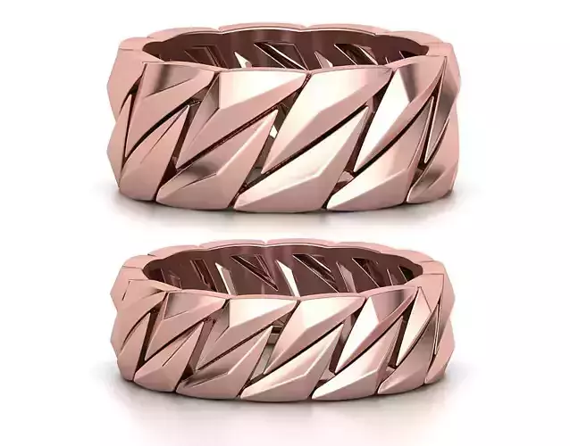 MEN CUBAN CHAIN LINKS RING COLLECTION 