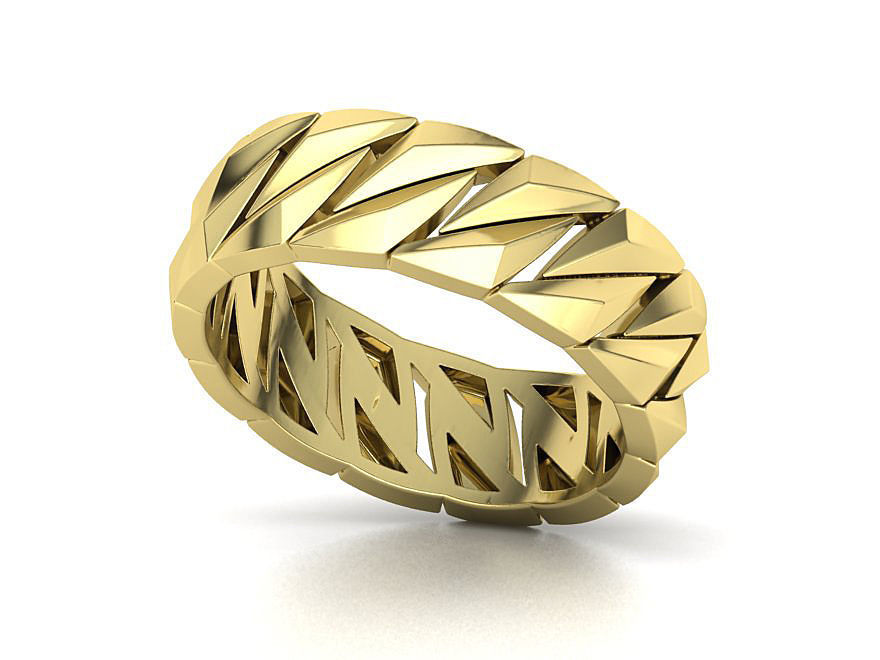 MEN CUBAN CHAIN LINKS RING COLLECTION _7