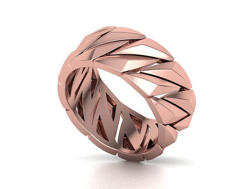 MEN CUBAN CHAIN LINKS RING COLLECTION _11