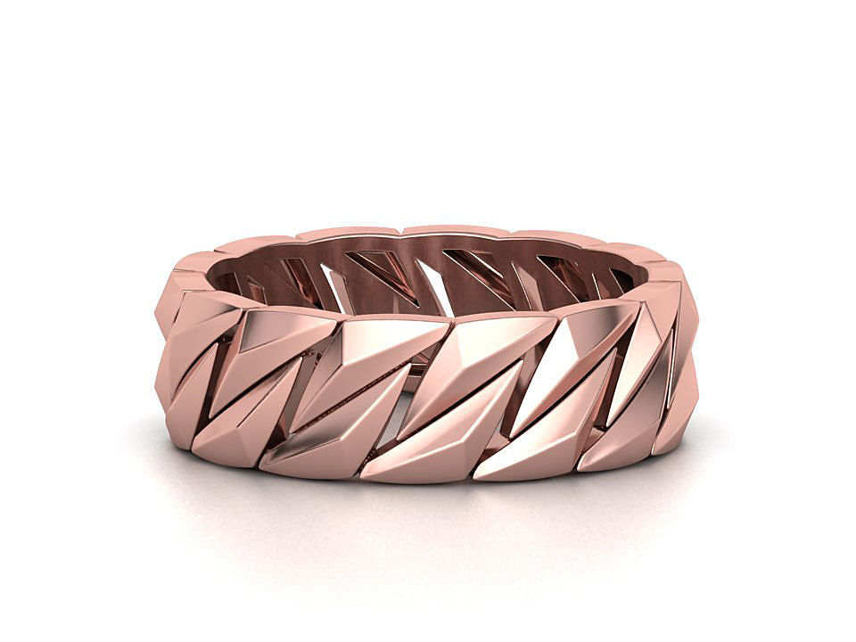 MEN CUBAN CHAIN LINKS RING COLLECTION _5