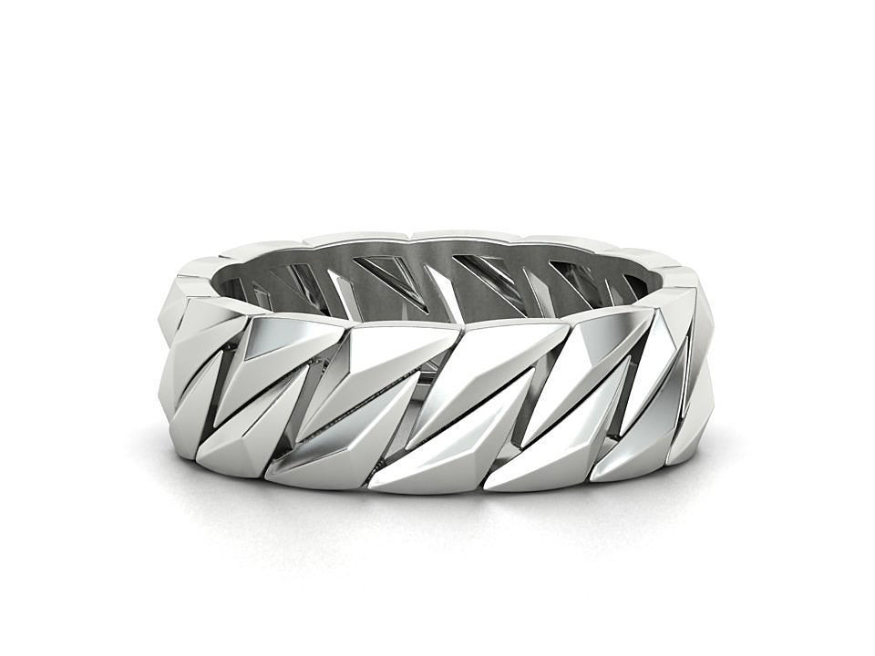 MEN CUBAN CHAIN LINKS RING COLLECTION _3