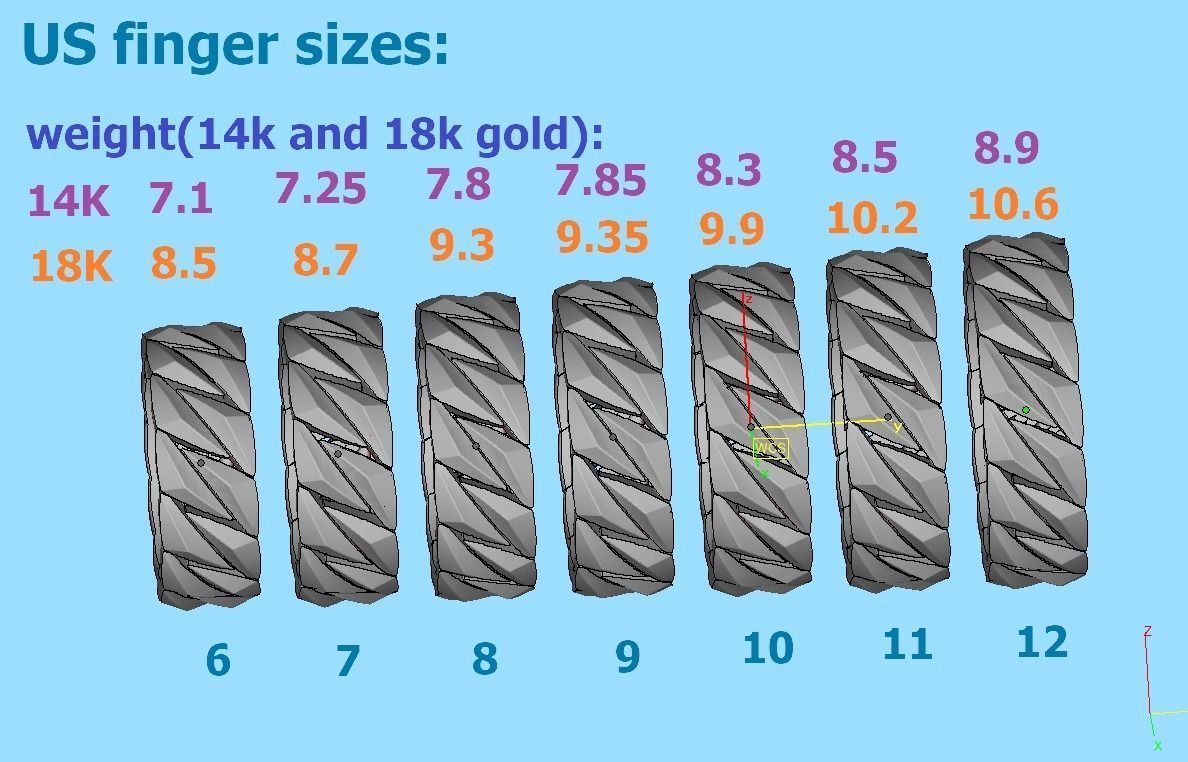 MEN CUBAN CHAIN LINKS RING COLLECTION _15