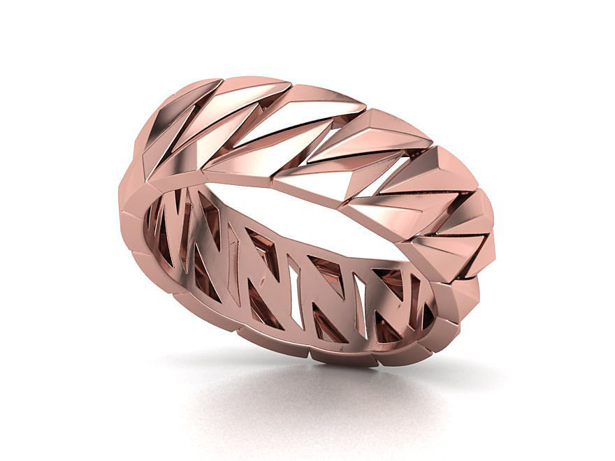 MEN CUBAN CHAIN LINKS RING COLLECTION _8