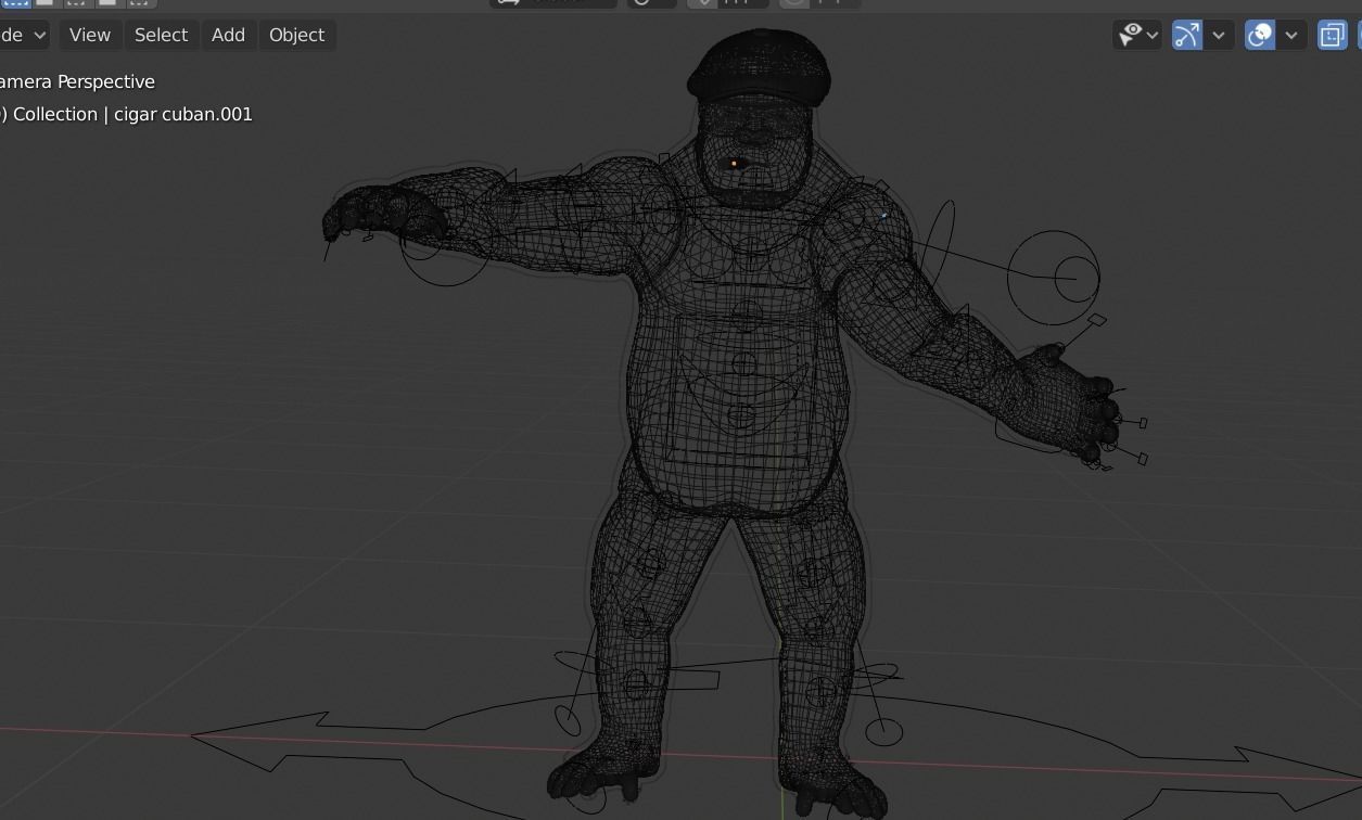 Rigged Thug Gorilla 3d model Low-poly 3D model_5