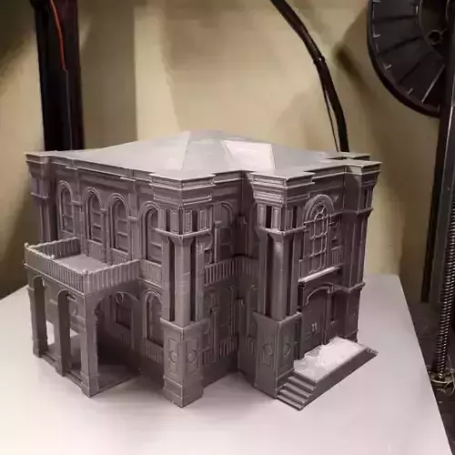 Historical mansion 3D Printable model