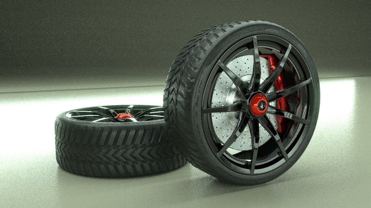 3D model Car Rims 3 VR / AR / lowpoly CGTrader