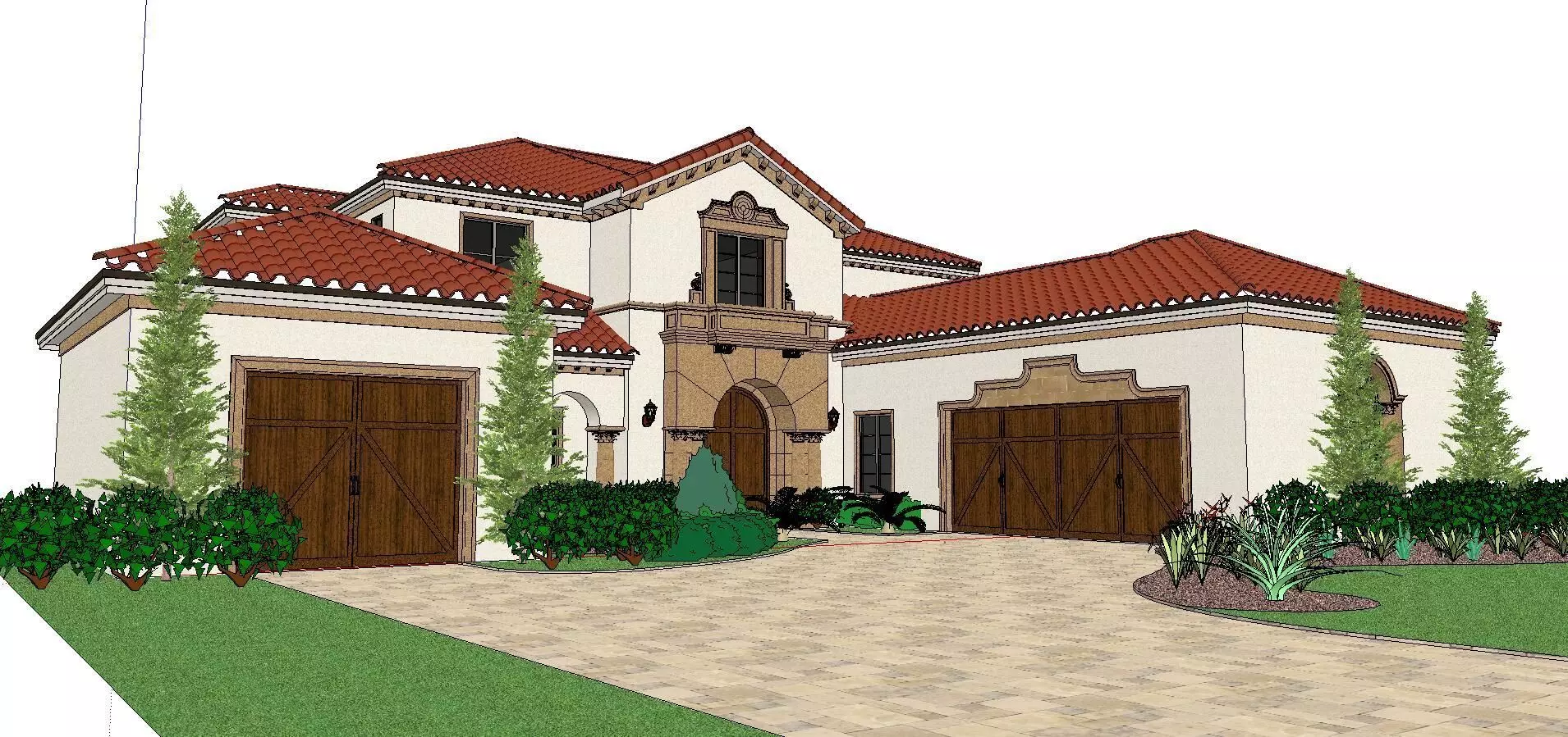 Nobility-History-Castle-Villa-053 mediterranean house plans 3D model