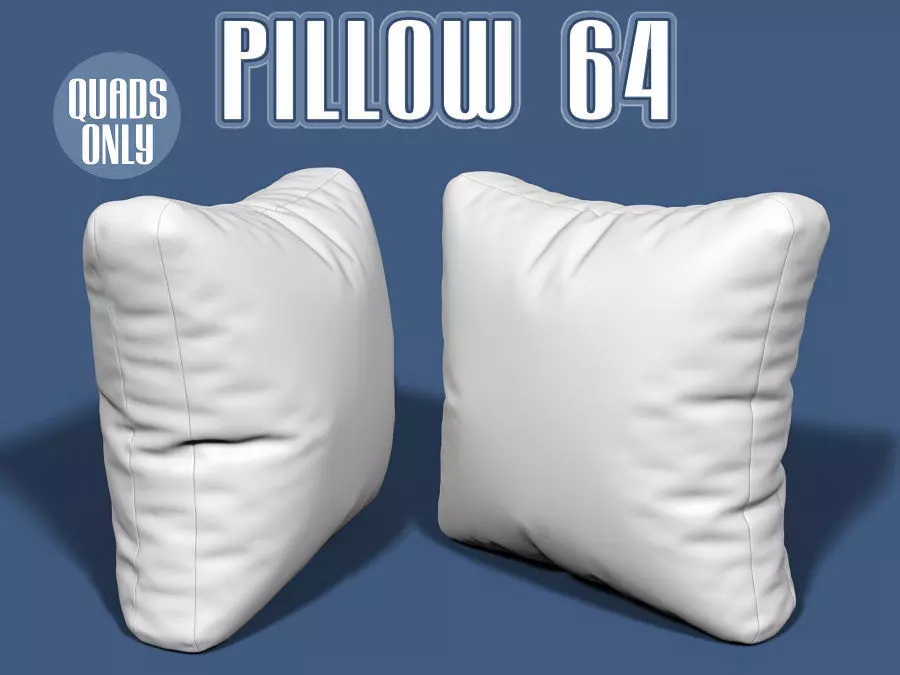 Pillow 64 3D model_0