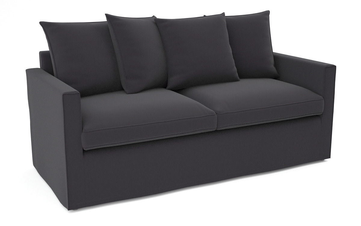Sofa Collection loveseat with cushions 3D model_1