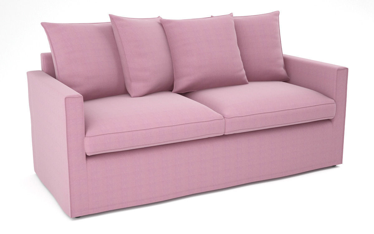 Sofa Collection loveseat with cushions 3D model_3
