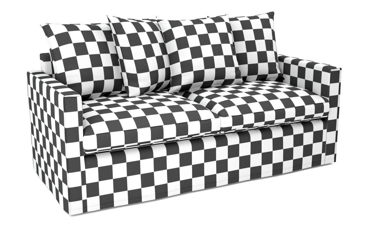 Sofa Collection loveseat with cushions 3D model_7