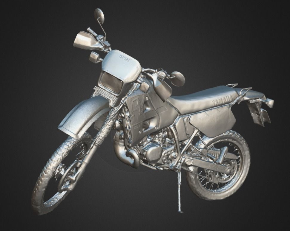 YAMAHA DT 125 R Low-poly 3D model_4