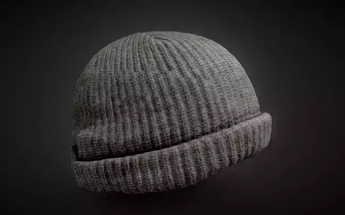 grey wool cap