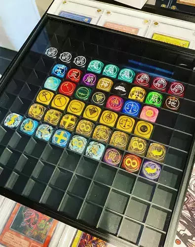 Dice Storage with 121 Pockets 3D print model