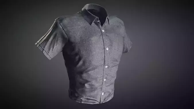 Grey Short Sleeve Shirt