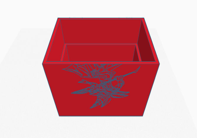 Deckbox for Yugioh Card Storage 3D print model_4