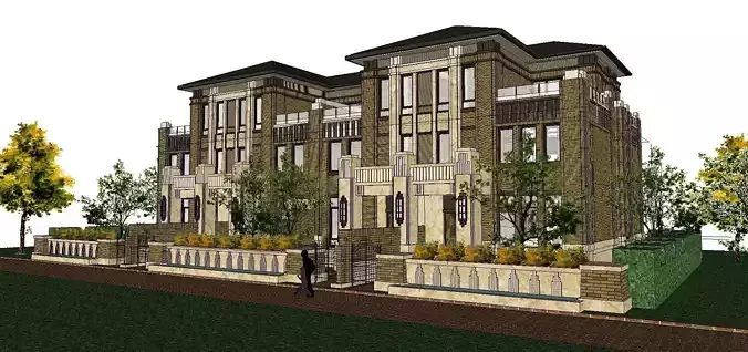 Nobility-History-Castle-Villa-060 architectural townhouse