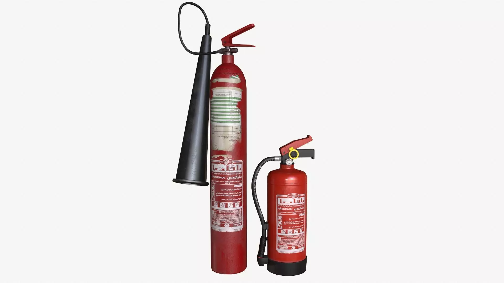 Building fire equipment  Low-poly 3D model_0