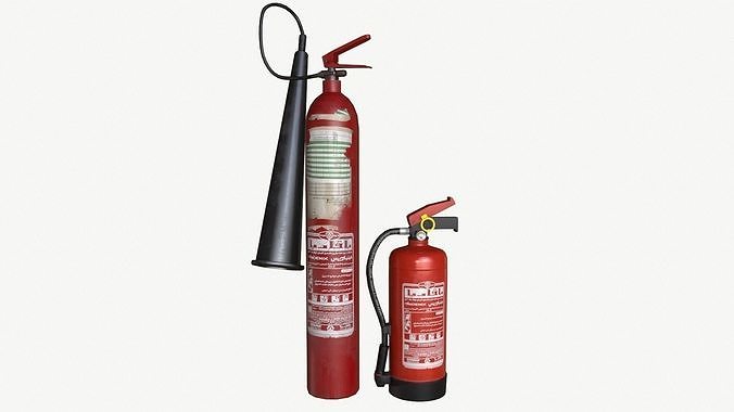Building fire equipment  Low-poly 3D model