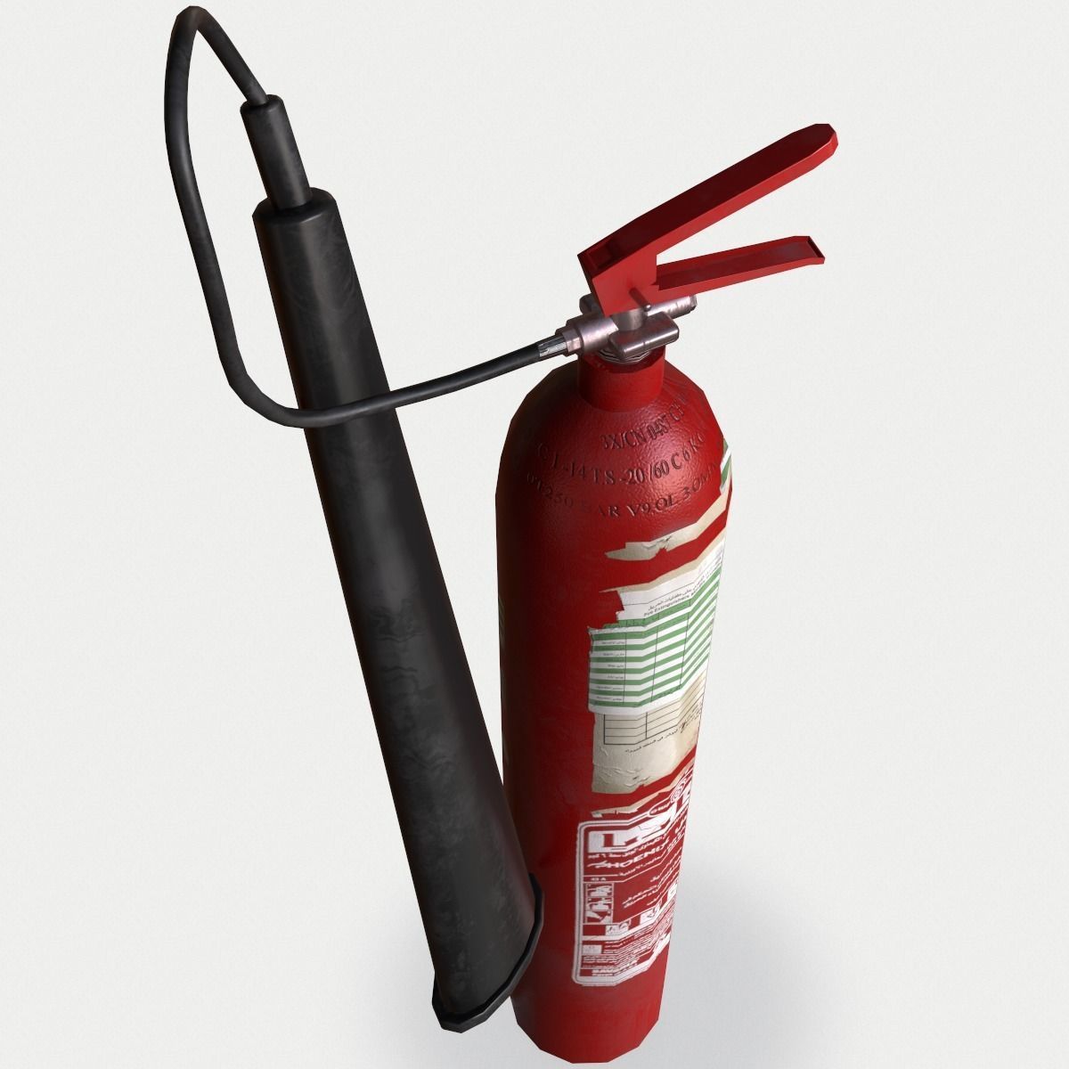 Building fire equipment  Low-poly 3D model_4