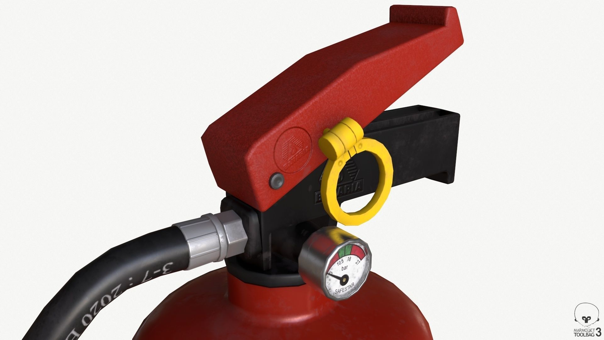 Building fire equipment  Low-poly 3D model_8