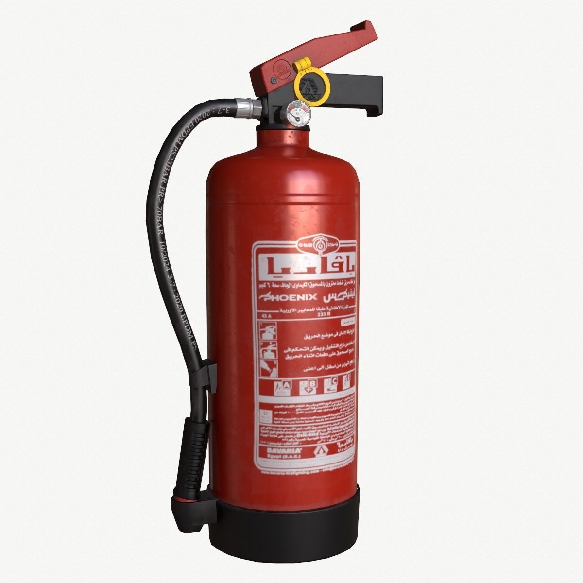 Building fire equipment  Low-poly 3D model_5