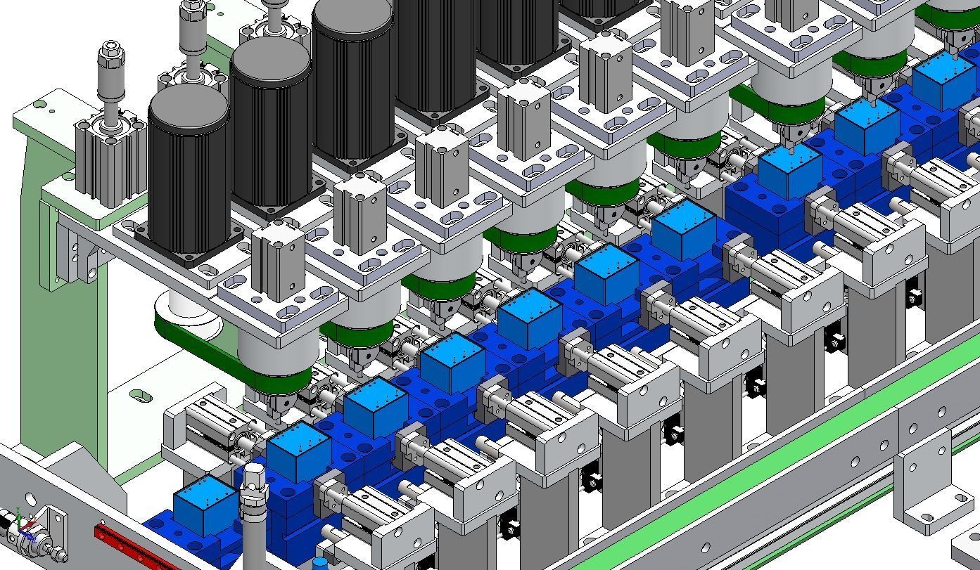 Front section of transformer production line 3D model_18