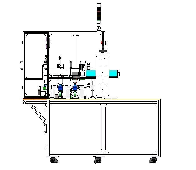 Front section of transformer production line 3D model_3