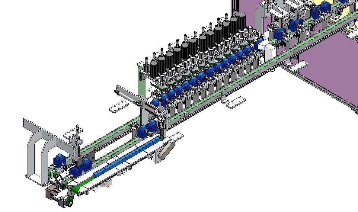 Front section of transformer production line 3D model_17