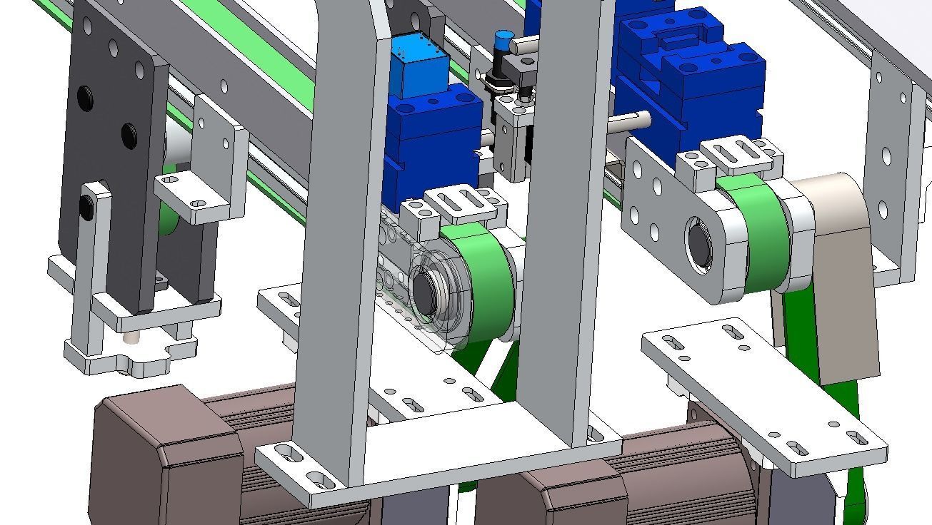 Front section of transformer production line 3D model_21