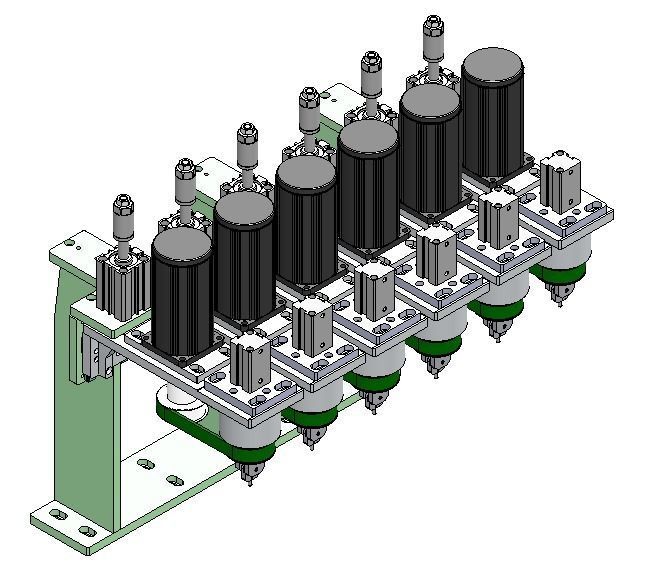 Front section of transformer production line 3D model_13