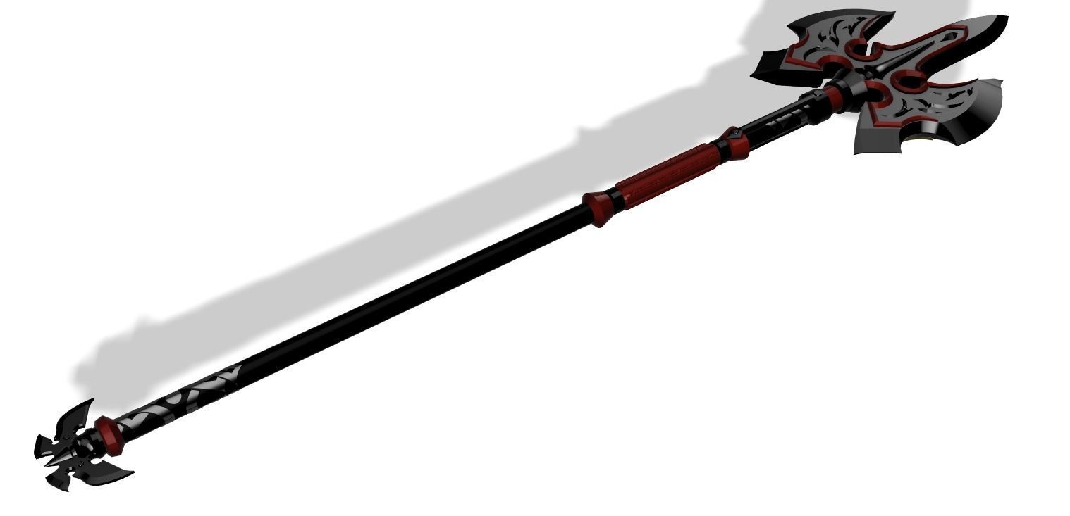 Royal Halberd Legend of Zelda Breath of the Wild 3D print model_8