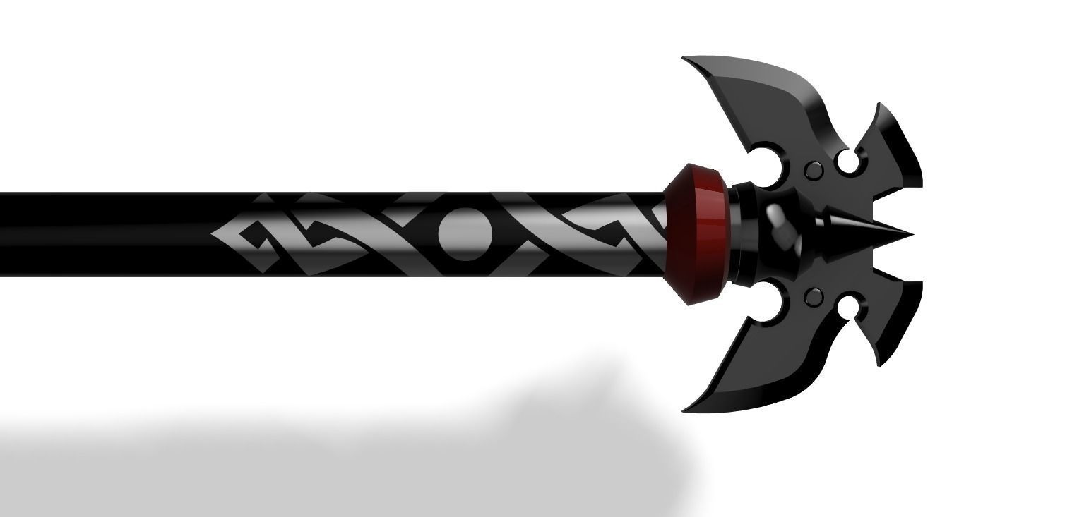 Royal Halberd Legend of Zelda Breath of the Wild 3D print model_6