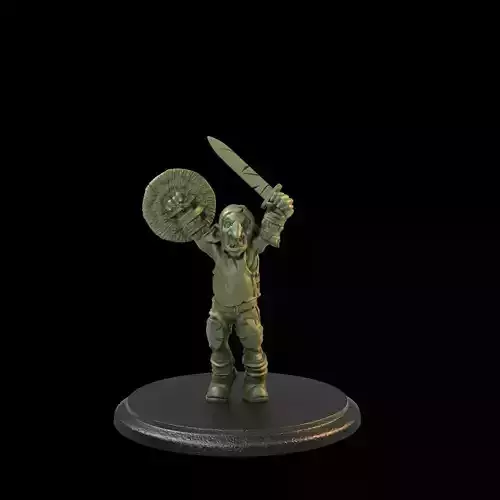 Shouting Goblin Pre-Supported