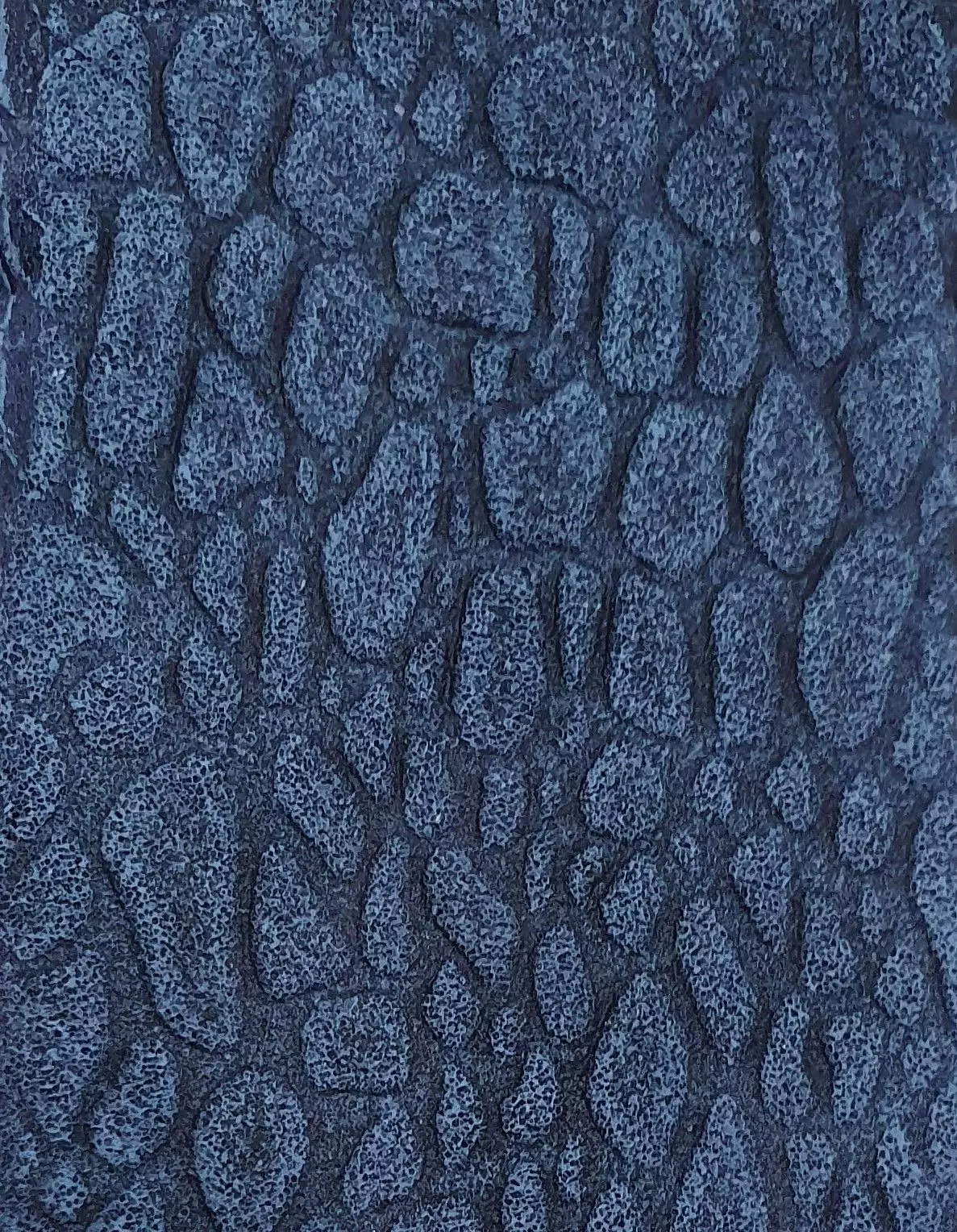 Textured Rolling Pin 100mm V1 coblestone  3D print model_0