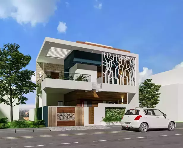 MODERN RESIDENTIAL BUILDING